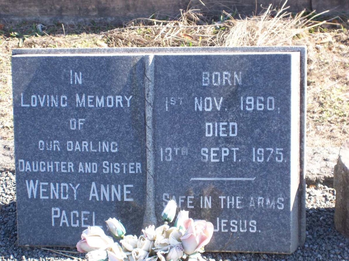 PAGEL Wendy Anne 1960-1975