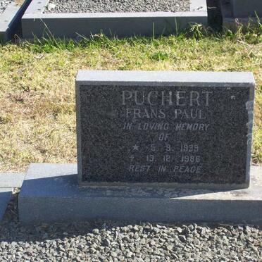 PUCHERT Frans Paul 1939-1986