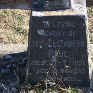 PAUL Ivy Elizabeth -1936