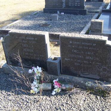 REABOW Eber L.A.1891-1973 &amp; Emelia Anna Christina 1897-1964