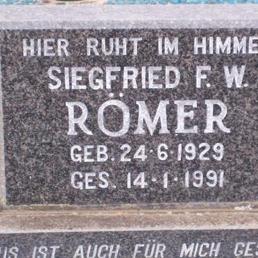 RÖMER Siegfried 1929-1991