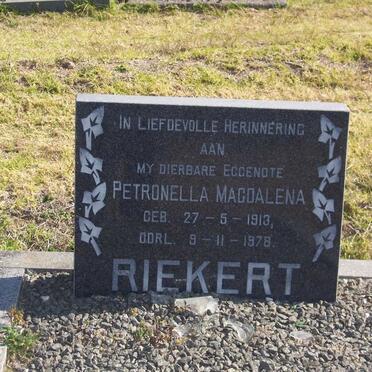 RIEKERT Petronella Magdalena 1913-1978