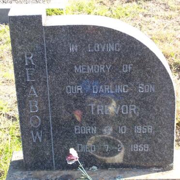 REABOW Trevor 1958-1959