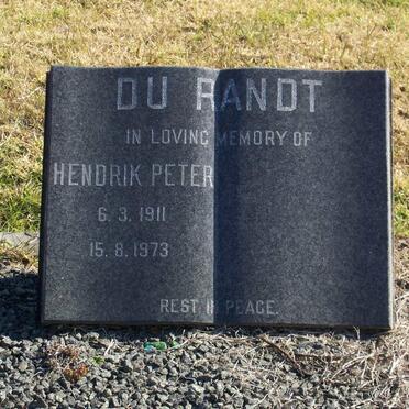 RANDT Hendrik Peter, DU 1911-1973