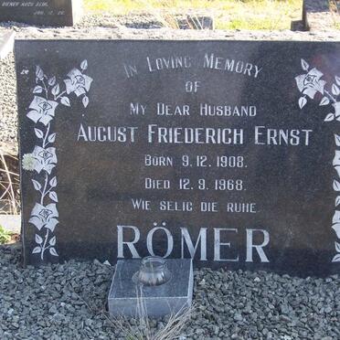 RÖMER August Friedrich Ernst 1908-1968