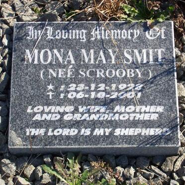 SMIT Mona May nee SCROOBY 1928-2001