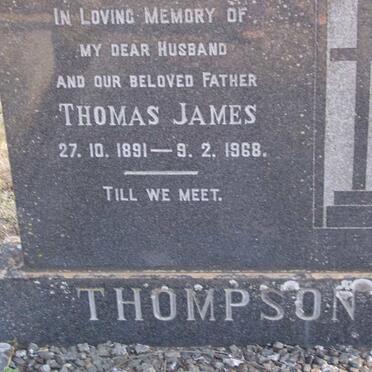 THOMPSON Thomas James 1891-1968