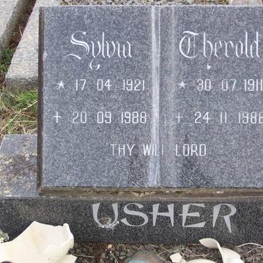USHER Therold 1911-1988 &amp; Sylvia 1921-1988