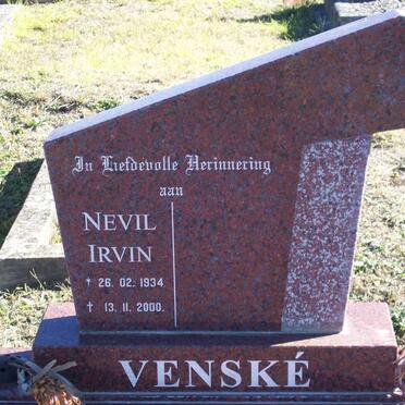 VENSKE Nevil Irvin 1934-2000