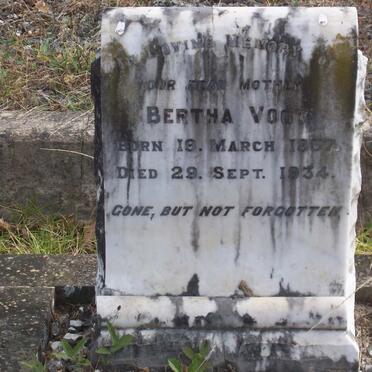 VOGT Bertha 1857-1934