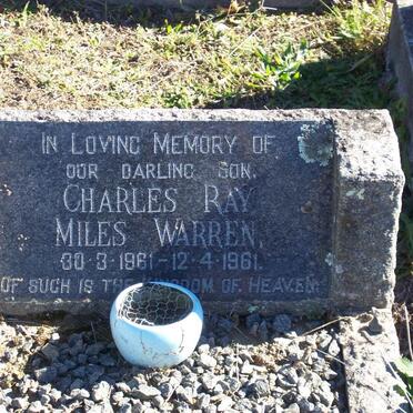 WARREN Charles Ray Miles 1961-1961