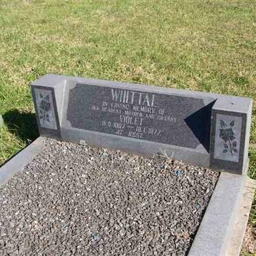 WHITTAL Violet nee BARTLETT 1907-1977