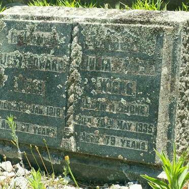 WICKS John Edward  -1918 &amp; Julia Ann  SHONE  -1935