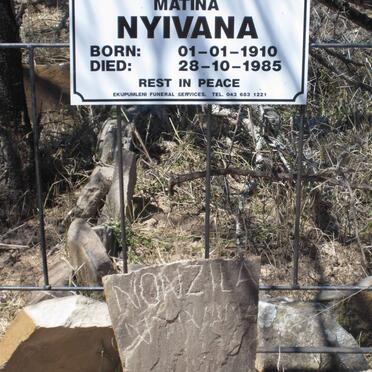 NYIVANA Matina 1910-1985 :: NYIVANA Nonzila