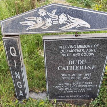 QINGA Dudu Catherine 1969-2012
