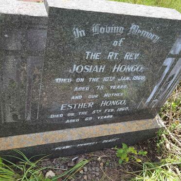 HONGO Josiah -1960 &amp; Esther -1960