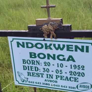 NDOKWENI Bonga 1952-2020