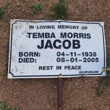 JACOB Temba Morris 1838-2005