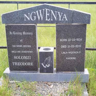 NGWENYA Solomzi Theodore 1934-2013
