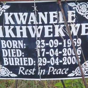 MKHWEKWE Kwanele 1969-2006