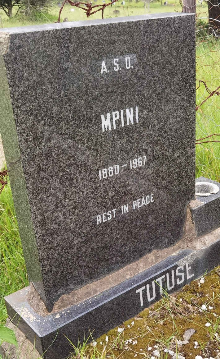 TUTUSE Mpini 1880-1967