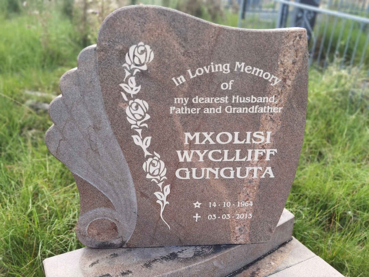 GUNGUTU Mxolisi Wyclliff 1964-2013