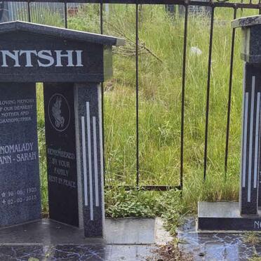 GONTSHI Sabalele Atwell 1919-1993 &amp; Nomalady Ann-Sarah 1925-2013