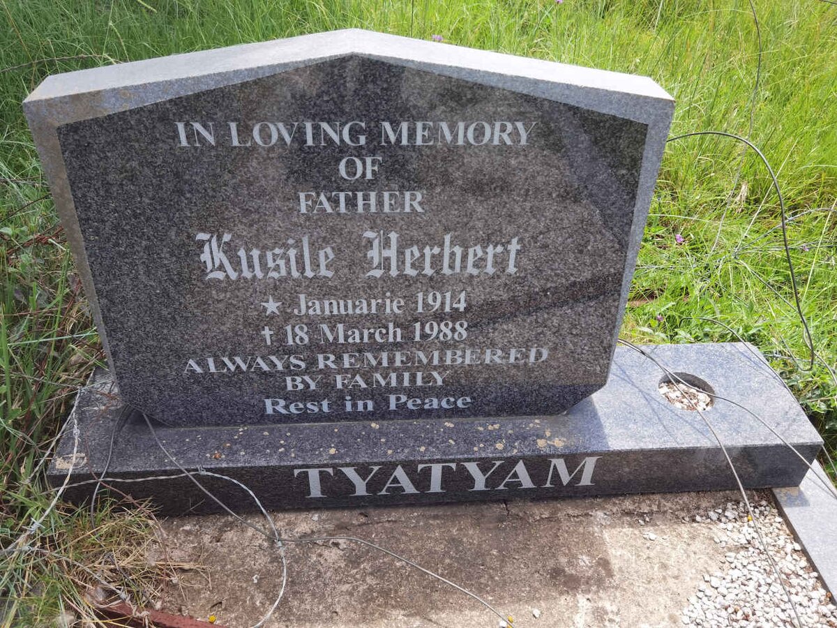 TYATYAM Kusile Herbert 1914-1988