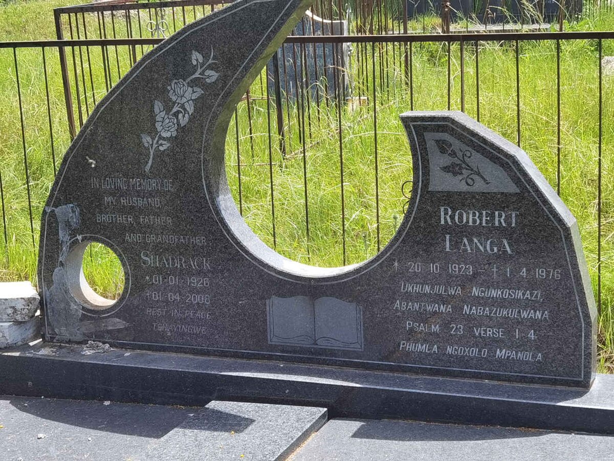 LANGA Robert 1923-1976 :: ? Shadrack 1926-2008