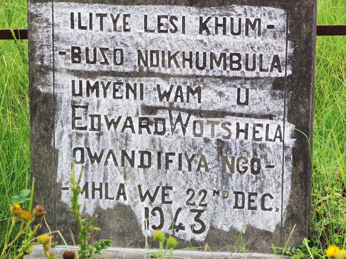 WOTSHELA Edward -1943