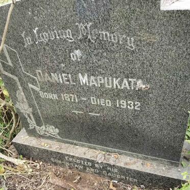 MAPUKATA Daniel 1871-1932