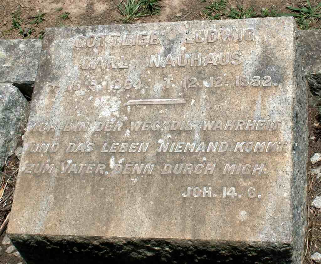 NAUHAUS Gottlieb Ludwig Carl 1864-1932