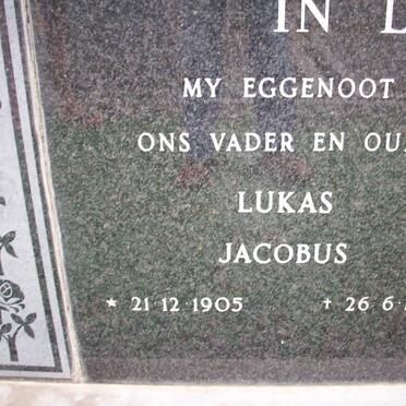 BARKHUIZEN Lukas Jacobus 1905-1984 &amp; Isabella Aletta NEL 1906-1997 :: BARKHUIZEN Lukas Jacobus 1953-1972