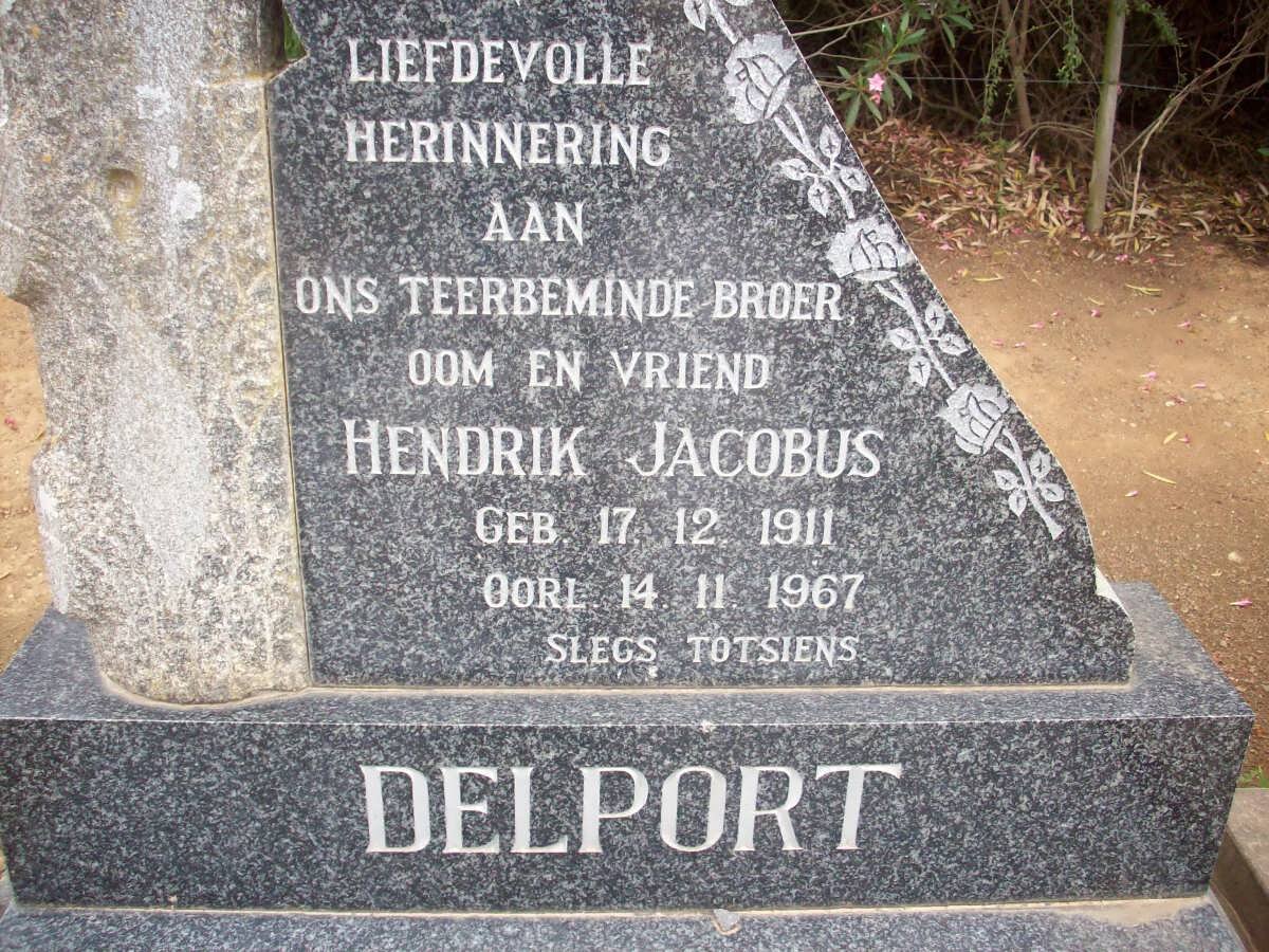 DELPORT Hendrik Jacobus 1911-1967
