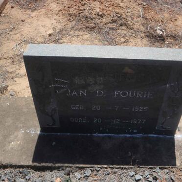FOURIE Jan D. 1925-1977
