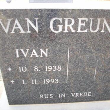 GREUNEN Ivan, van 1938-1993