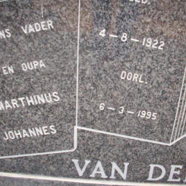 MESCHT Marthinus Johannes, van der 1922-1995