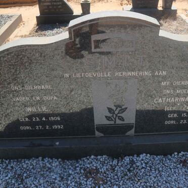 SMIT Willie 1906-1992 &amp; Catharina Elizabeth ZAAYMAN 1911-1972