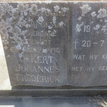 TOIT Ockert Johannes Frederick, du 1900-1955 &amp; Maggie 1907-1991