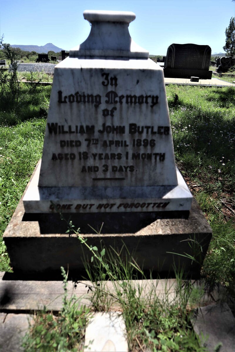 BUTLER William John -1896