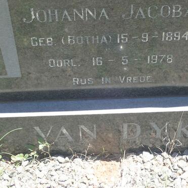 DYK Johanna Jacoba, van 1894-1978