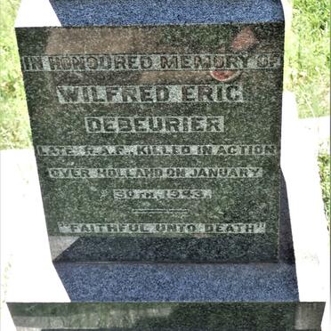 DEBEURIER Wilfred Eric -1943
