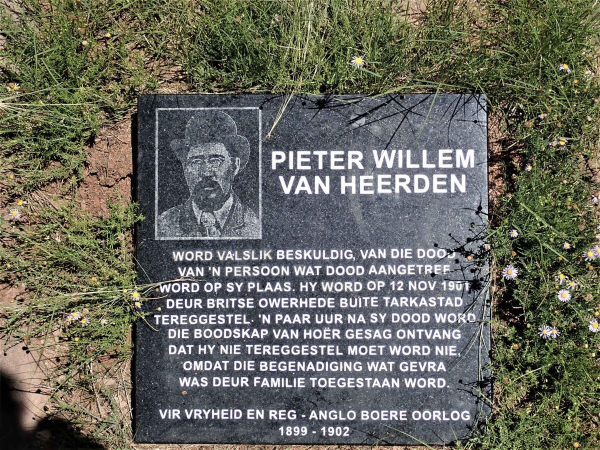 HEERDEN Pieter Willem, van -1901