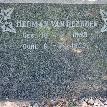 HEERDEN Herman, van 1885-1953
