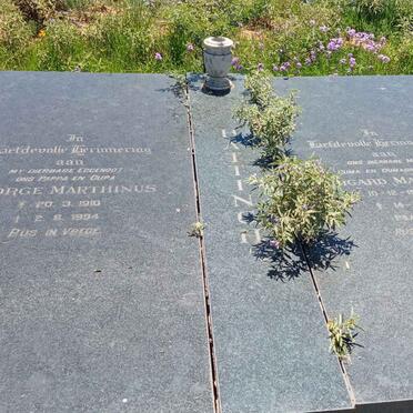 HATTINGH George Marthinus 1910-1994 &amp; Irmgard Maria WEDER 1910-2003