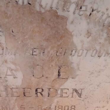 HEERDEN Anna C.E., van 1908-1993