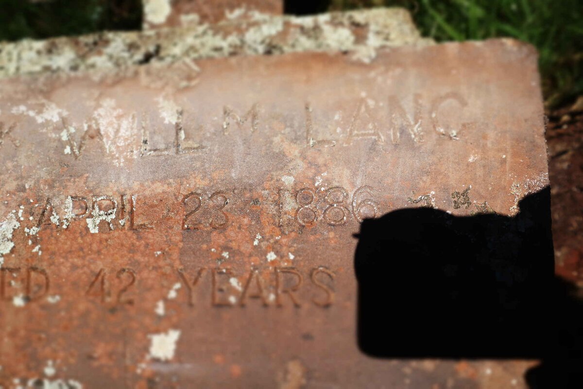 LANG Fredrk Willm -1886