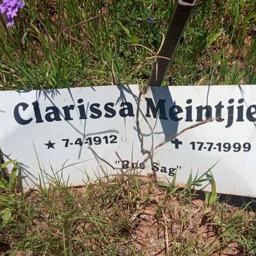 MEINTJIES Clarissa 1912-1999