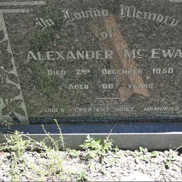 MCEWAN Alexander -1950