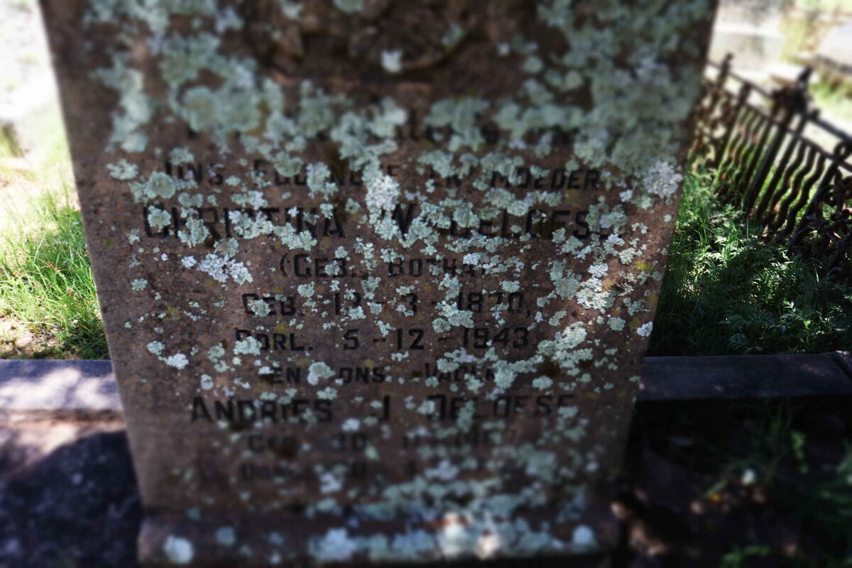 OELOFSE Andries J. 1887-1964 &amp;  Christina W. BOTHA 1870-1943